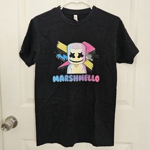 MarshMello T-Shirt Kids Size S Color balck